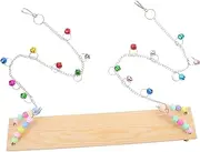 GANAZONO Chicken Swing for Parrots and Hens Multi Functional Perch for Training and Play Safe Material Fine Craftsmanship for Chickens and Birds