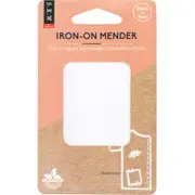 Sew Easy Lightweight Iron On Menders - White