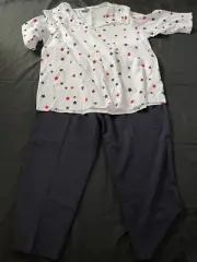 Plus Size 26 Cotton Autograph Long Sleeve Top NWT Millers Blue Pants Polyester