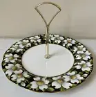 Royal Albert PROVINCIAL FLOWERS DOGWOOD 8-1/2" Tidbit Tray With Handle Server