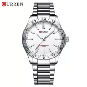 CURREN Men Quartz Watch Steel Male Wristwatch Luxury Brand Male Business Watches