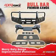 Premium Armor Bumper Bullbar with Skid Plate 3 Loop for Mazda BT50 11-20