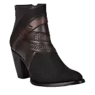 Cuadra Ladies Stingray Crystalized Black Western Booties CU618
