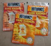 3 Packs 10 Hour Hot Hand Hand Warmers 2 Hand Warmers Per Pack Ready To Use