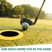4Pcs Golf Practice Hole Putting Accuracy Trainer Putting Green Hole Cup Rings