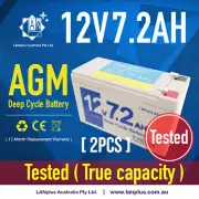 Tpower 2X 12V 7.2Ah SLA Battery Cyberpower UPS RB1270X2 1200E-GP CP1300 RBP0124