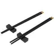 2 Pair With Chopstick Holder)Chinese Style Chopsticks Set Household Tableware