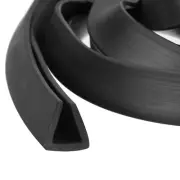 7/16"x 15/32"x 6.6ft Rubber U Channel Edge Trim Flat Type Fit for 7.5-8mm Edge