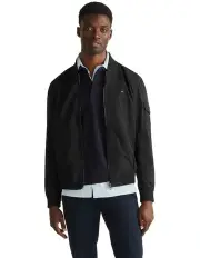 [Tommy Hilfiger] Lightweight Bomber Jacket in Black