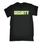 Security - Mens Funny Novelty T-Shirt Tshirts BLACK T Shirt