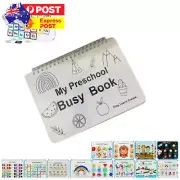 Busy Book& My Preschool Busy Book for Kids,Preschool Learning Activities‘Toddler