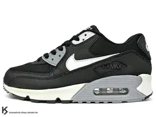 SLY 限定 2015 NSW 經典復刻鞋款 人氣商品 NIKE WMNS AIR MAX 90 ESSENTIAL 女鞋 黑白 黑白灰 皮革 尼龍網布 (616730-012) !