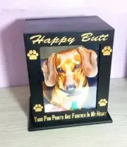 Custom Pet Urn Memorial | Cat & Dog BEAUTIFUL Cremation Box