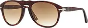 [Persol] PO0649 Sunglasses-Havana/Brown Gradient Lens-54mm