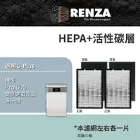 在飛比找PChome24h購物優惠-RENZA適用 G-Plus Pro 600雙側進風空氣清淨