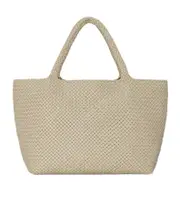 Double-handle handbag One size ivory white
