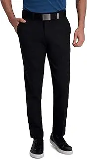 [Haggar] Men's Cool Right Performance Flex Solid Slim Fit Flat Front Pant