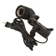 Single Swivel Light Socket Adapter E27 Umbrella Bracket Flash Lamp Bulb Holder