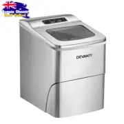 Portable Ice Maker 2L 12KG Stainless Steel Cube Maker Countertop with Scoop