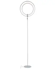 BRIGHTECH Eclipse White Ring LED Floor Lamp