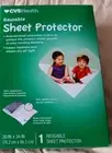 Reusable Children's Mattress Sheet Protector Antimicrobial 100% Waterproof Vinyl