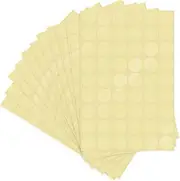 15mm Labels Seal Clear Round Transparent Stickers Circle Adhesive Sticky Dot Tape AU