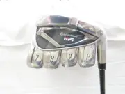 New RH Taylormade 6-PW M4 Iron Set Atmos Regular Flex Graphite Shafts