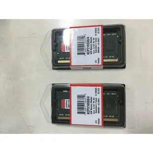 全新金士頓Kingston 筆電DDR3 4G 1333/KCP316SS8(iMAC) 記憶體RAM<阿旺電腦零組件>