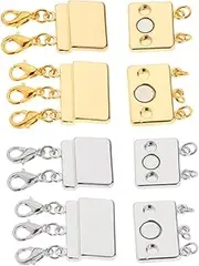 [Generic] Necklace Layering Clasp Magnetic Multi 2-3 Chain Detangler Layered Clasp Necklace Connector
