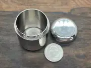 Tall-MEGA Greek Ascoloy Candy Box Pill Box Stash box Meton-Vault Pill Case