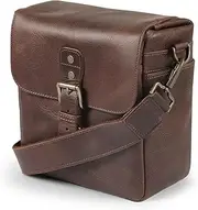 MegaGear Torres Mini MG1328 Genuine Leather Camera Messenger Bag for Mirrorless, Instant and DSLR Cameras