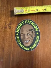 NEW 2025 SHOT SHOW Night Fision Mike Tyson Tactical Decal Sticker Guns