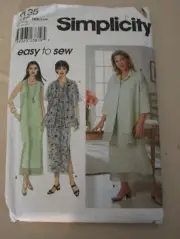 Simplicity 9135 18W-24W Women’s/Women’s Petite Dress & Jacket Uncut