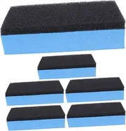 iplusmile 6Pcs Car Sponge Applicator High Density Waxing Detailing Sponges for Efficient Car Cleaning Lightweight Durable Design for Home and Commercial Use