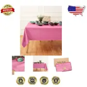 100% Pure Linen Tablecloth 60x108” - Classic Hemstitch for Special Occasions
