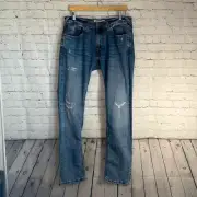PEPE Jeans London Mens Wiser Wash Spencer Vapor Jeans Denim size 32/33