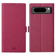 Vili Dmk Series For Google Pixel 8 Pro Case Cross Texture Leather Cover With Wallet Stand