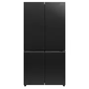 Hitachi 569L 4 Door French Door Fridge - Glass Clear Black RWB640PT1GCK