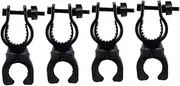 TOGEVAL 4 Pcs Rotatable Flashlight Holder Mount Durable Bike Torch Bracket for Handlebar Lightweight and Practical Light Support for Cycling