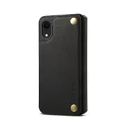 For Iphone Xr Luxury Car Cowhide Horizontal Flip Leather Case With Holder and Card Slots and Wallet