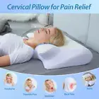 Cervical Memory Foam Queen Size Contour Pillow | Neck, Back Support
