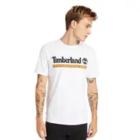 在飛比找森森購物網優惠-Timberland 男款白色1973 LOGO短袖T恤A2
