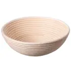 NEW Bakemaster Proving Round Loaf Basket 25cm
