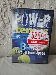 "Power Tennis - Racquet Head Speed" Instructional DVD New Sealed