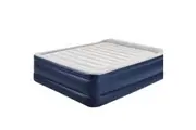 Queen Size Air Bed Inflatable Mattress Built-in Pump Sleeping Mat - Navy