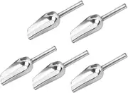 Ciieeo 5pcs Stainless Steel Ice Scoop Multi Functional Shovel for Ice Rice Candy Nuts Beans Kitchen Tool for Parties Buffets and Home Use