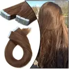 Double Sided Adhesive Tape in Hair Extensions Skin Weft Remy Human Hair Balayage