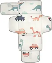 Reusable Diaper pad Changing mat with Tissue Pocket Baby Portable Changing pad with Built-in Pillow
