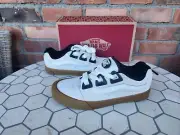 VANS Knu Skool DR Marshmallow Cream Black Classic Gum Rare Men Sz 10.5