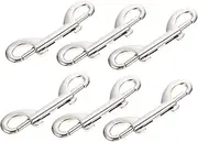 FOMIYES 2sets Zinc Alloy Dog Leash Buckle Dog Grooming Snap Hooks Double Ended Pet Leash Clip 6pcs*2